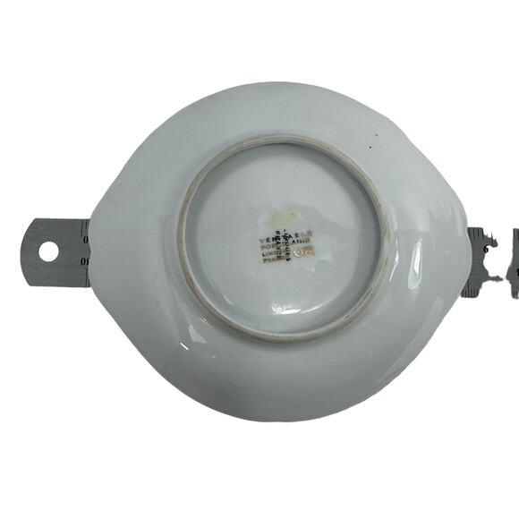 Limoges‎ France Porcelain Covered Dish with Plate Gold Trim Floral Decor - Picture 15 of 16